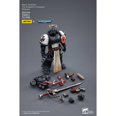 Warhammer 40k Figura 1/18 Black Templars The Emperors Champion Rolantus 12 cm