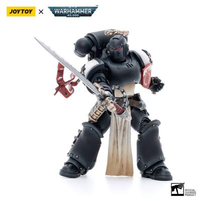Warhammer 40k Figura 1/18 Black Templars The Emperors Champion Rolantus 12 cm