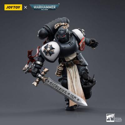Warhammer 40k Figura 1/18 Black Templars The Emperors Champion Rolantus 12 cm