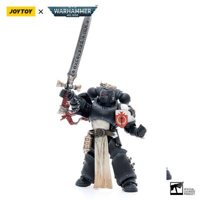 Warhammer 40k Figura 1/18 Black Templars The Emperors Champion Rolantus 12 cm