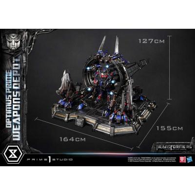 Transformers: Dark of the Moon (Film) Museum Masterline Estatua Optimus Prime Weapons Depot 127 cm