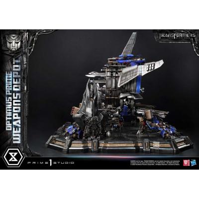 Transformers: Dark of the Moon (Film) Museum Masterline Estatua Optimus Prime Weapons Depot 127 cm
