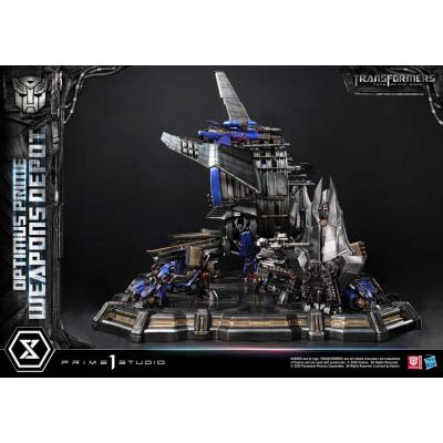 Transformers: Dark of the Moon (Film) Museum Masterline Estatua Optimus Prime Weapons Depot 127 cm