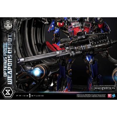 Transformers: Dark of the Moon (Film) Museum Masterline Estatua Optimus Prime Weapons Depot 127 cm