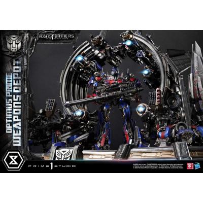 Transformers: Dark of the Moon (Film) Museum Masterline Estatua Optimus Prime Weapons Depot 127 cm