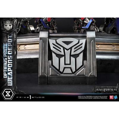Transformers: Dark of the Moon (Film) Museum Masterline Estatua Optimus Prime Weapons Depot 127 cm