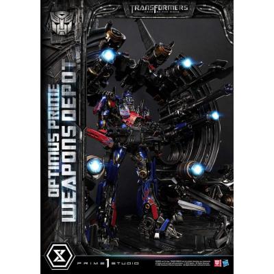 Transformers: Dark of the Moon (Film) Museum Masterline Estatua Optimus Prime Weapons Depot 127 cm