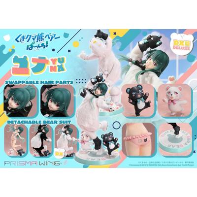 Kuma Kuma Kuma Bear Punch! Estatua PVC 1/7 Prisma Wing Yuna Deluxe Version 28 cm