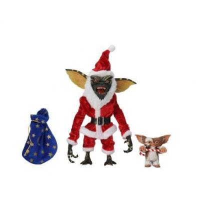 Gremlins Pack de 2 Figuras Santa Stripe & Gizmo 18 cm