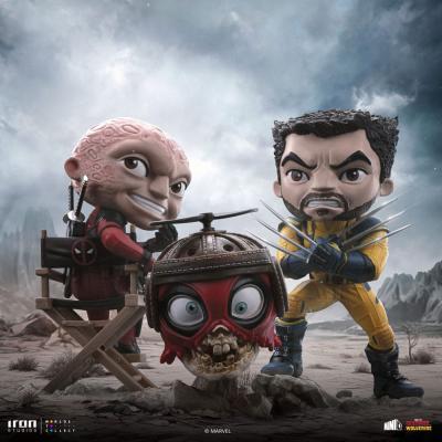 Deadpool & Wolverine Minifigura Mini Co. PVC Deadpool and Wolverine set Unmasked 14 cm